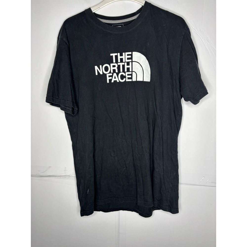 The North Face Mens Graphic Logo T-Shirt Black Short Sleeve Crewneck Regular L